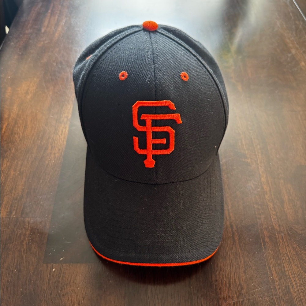 Kids SF Giants Black and Orange Cap